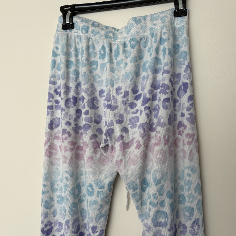 PJ Salvage Womens Leopard Jogger Pajama Lounge Pants - Picture 10 of 11